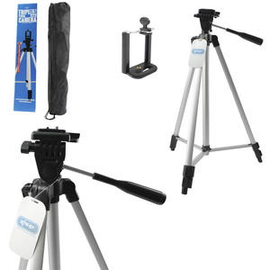 Tripé de Alumínio Profissional com Suporte para Câmera Fotográfica e Celular 1.5 Metros KNUP KP-SP001 KP-SP001 KNUP