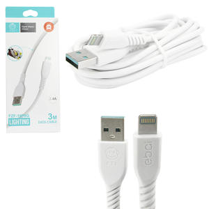 Cabo Para Iphone Lightning USB 2.4A 3 Metros EBAI FZF-19P8G FZF-19P8G EBAI