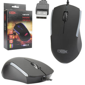 Mouse Óptico USB 2.0 Com LED 1000 DPI LTM-570 DEX LTM-570 DEX