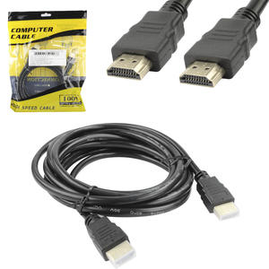 Cabo Hdmi 2.0Hdmi Para Hdmi Gold Flash 3 Metros Preto SECCON HL-HD2.0-3.0M-28 HL-HD2.0-3.0M-28 SECCON