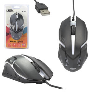 Mouse Gamer Óptico com Fio RGB Preto DEX LTM-567 LTM-567 DEX