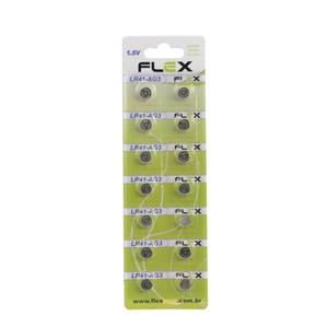 Bateria 1.5V Cartela Com 14 Unidades FX-LR41 FLEX FX-LR41 flex