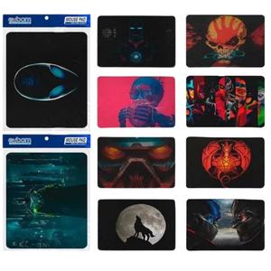 Mouse Pads 220x180x2mm Antiderrapante com Estampas Variadas Da Série Artes Sortida MP-2218D EXBOM