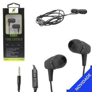 Fone De Ouvido Com Microfone Intra-Auriculares Preto XC-F-05 XCELL XC-F-05 X-CELL