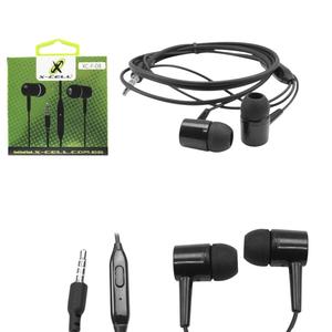 Fone De Ouvido Com Microfone Intra-Auriculares Preto XC-F-08 XCELL XC-F-08 X-CELL