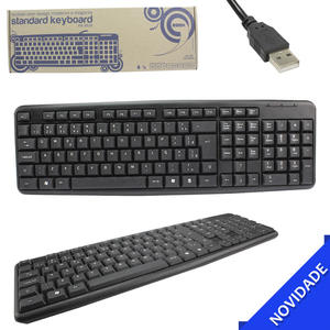 Teclado USB Padrão ABNT2 KMEX KB-3728 KB-3728 KMEX