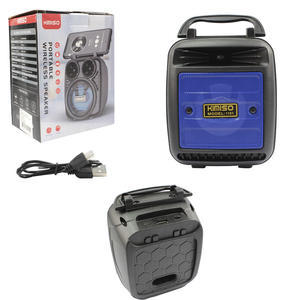 Mini Caixa de Som Bluetooth 5W Com Entrada SD CARD FM e USB Azul KIMISO KMS-1181 KMS-1181 KIMISO