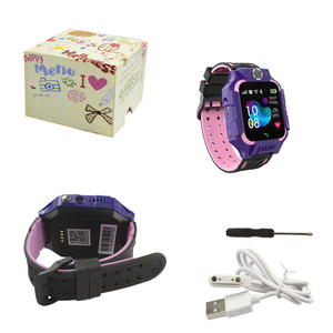 Relógio Inteligente Smartwatch Infantil Bluetooth Multi Funções Roxo Q19 Q19 GENERICO
