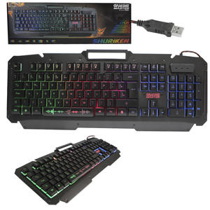 Teclado Gamer USB Led 6 Cores Semi Mecânico KMEX KMJ9 KMJ9 KMEX