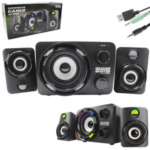 Caixa De Som Subwoofer Gamer Led 9.9W De Potência KMEX SS-9800 SS-9800 KMEX