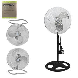 Ventilador De Coluna e Pedestal 3 Em 1 3 Velocidades 70W ETERNY TX18A TX18A ETERNY