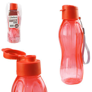 Garrafa Squeeze 430 ML Vermelho DALLARE DL1066 DL1066 DALLARE