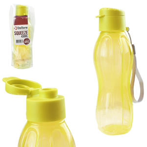 Garrafa Squeeze 430 ML Amarelo DALLARE DL1066 DL1066 DALLARE