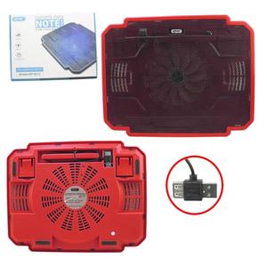 Suporte para Notebook com Cooler 700 RPM Vermelho Knup KP-9012 KP-9012 KNUP