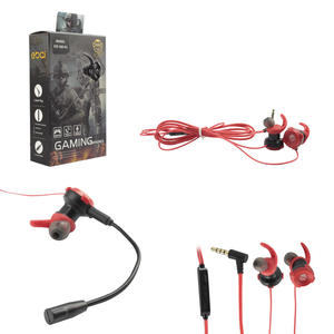 Fone De Ouvido Com Intra-Auriculares Gamer Vermelho EBAI FZF-GM-A1 FZF-GM-A1 EBAI