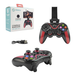 Controle Sem Fio Bluetooth Gamepad Para Android e IOS Vermelho SHINKA SH-GM-013 SH-GM-013 SHINKA