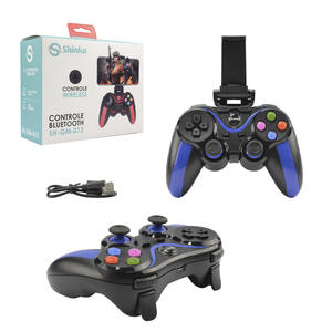 Controle Sem Fio Bluetooth Gamepad Para Android e IOS Azul SHINKA SH-GM-013 SH-GM-013 SHINKA