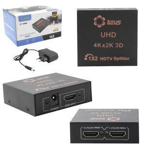 Splitter Divisor HDMI 1 Entrada 2 Saídas Full HD 3D LOTUS LT-C003 LT-CV003 LOTUS
