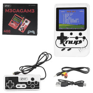 Mini Vídeo Game Portátil Com Controle 400 Jogos Clássico Branco KNUP KP-GM002 KP-GM002 KNUP