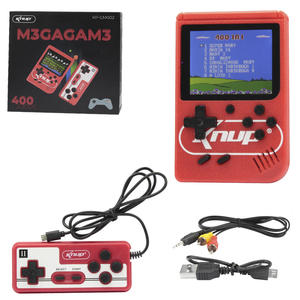 Mini Vídeo Game Portátil Com Controle 400 Jogos Clássico Vermelho KP-GM002 KNUP