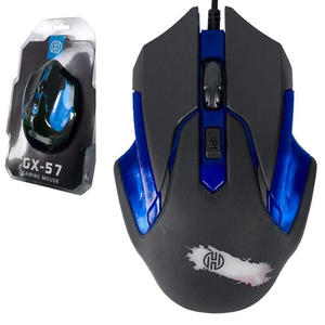 Mouse Gamer 2400 Dpi 6 Botões Preto HOOPSON GX-57 GX-57 HOOPSON