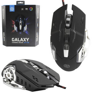 Mouse Gamer 2400 Dpi 6 Botões LED RGB HOOPSON GTI100 GTI100 HOOPSON