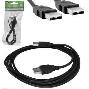 Cabo USB 2.0 Macho Para Macho 1.0 Metros A/A MBTECH MB81067 MB81067 MB TECH