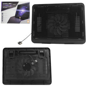 Suporte Para Notebook Preto Com Cooler e Iluminação 1000 RPM MBTECH GB54195 MB TECH