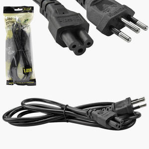 Cabo De Energia Para Notebook Tripolar 1,8 Metro com inmetro XC-CF-07 X-CELL