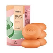 SABONETE EM BARRA TODODIA MANGA ROSA E AGUA DE COCO 5UND. DE 90G 860077 NATURA