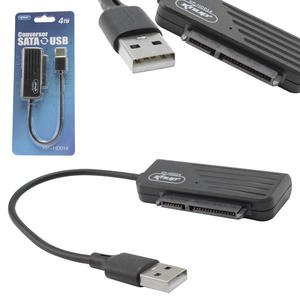 Conversor Sata USB 2.0 Compativel Com HD/SSD Sata De 2.5" Com Capacidade De 4 TB KNUP KP-HD014 KNUP