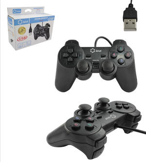 Controle Joystick Com Fio USB 2.0 PC Computador Doubleshock Analógico Doubleshock LOTUS Doubleshock LOTUS