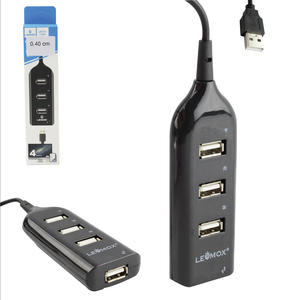 Hub USB Com 4 Portas de Entrada e 1 Saida 480Mbps 0,040 cm de cabo LEY-11 LEHMOX