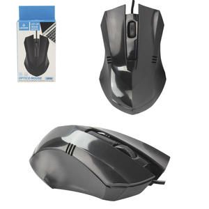 Mouse Óptico DPI 1600 Com Fio USB 3.0 Preto LEY-26 LEHMOX LEY-26 LEHMOX