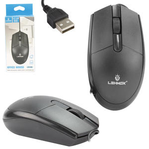 Mouse Óptico DPI 1600 Com Fio USB 2.0 LEY-208 LEHMOX LEY-208 LEHMOX