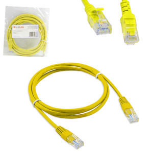 Cabo De Rede Cat6 Amarelo 1.5 Metro SECCON CY-PC1.5M-6-26-YL CY-PC1.5M-6-26YL SECCON