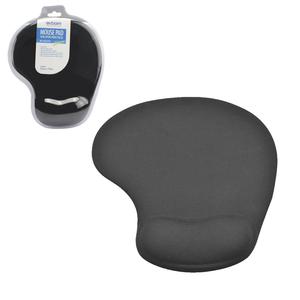 Mouse Pad Com Apoio Espuma Preto MP-AU2319A EXBOM
