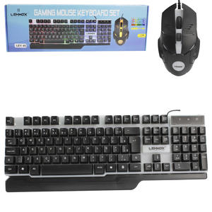 Teclado E Mouse Gamer USB Com LED Semi Mecânico LEY-45 LEHMOX LEY-45 LEHMOX