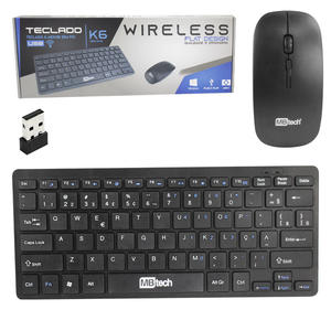 Kit Teclado E Mouse Wireless 1000 DPI MB TECH GB54349 GB54349 MB TECH
