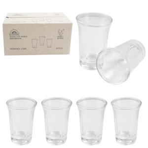 Kit De Copos Shot Com 6 Peças De Vidro Y301 RIO TIJUCAS