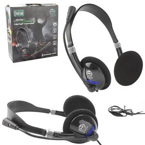 Headphone Gamer Com Microfone Azul EBAI FZF-G7 EBAI