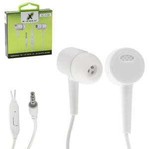 Fone De Ouvido Com Microfone Intra-Auriculares Branco XC-F-08 XCELL XC-F-08 X-CELL