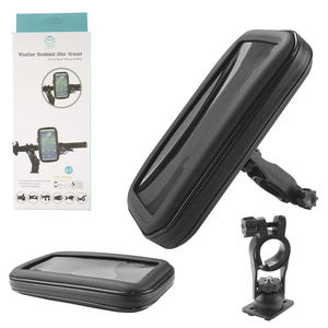 Suporte Case Para Bicicleta E Moto Celular e GPS até 6,3 Polegadas Ajustável até 360 Graus FZF-19C5-5 EBAI FZF-19C5-5 EBAI