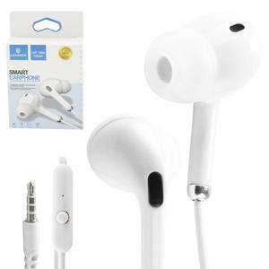 Fone De Ouvido Com Microfone Extra Bass Plug P2 Branco LEF-1006 LEHMOX LEF-1006 LEHMOX