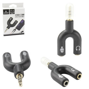 Adaptador De Audio P2 Macho Para P3 Notebook Smartphone E Celular P2 Preto LEHMOX LEY-23 LEY-23 LEHMOX