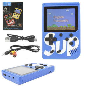 Mini Vídeo Game Portátil SUP 400 Jogos Clássico Azul LEY-238 LEHMOX LEY-238 LEHMOX