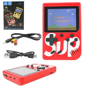 Mini Vídeo Game Portátil SUP 400 Jogos Clássico Vermelho LEY-238 LEHMOX LEY-238 LEHMOX