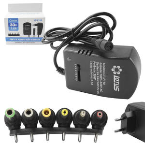 Fonte Universal Com Regulagem 30W 3.0A 7 Pinos 3V 4.5V 5V 6V 7.5V 9V 12V LT-F118 LOTUS