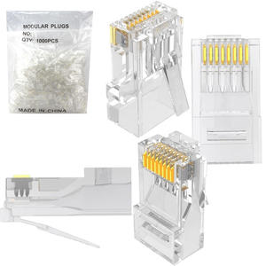 Conector Rj45 Macho Pacote Com 1000 Unidades Cat5 RJ45 DEX R45 DEX