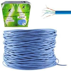 Cabo De Rede Rj45 Cat5E 305 Metros Azul X-CELL XC-CR-305 XC-CR-305 X-CELL